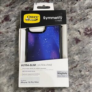 OtterBox Symmetry Series iPhone 16 Pro Max Case - Starry Blue